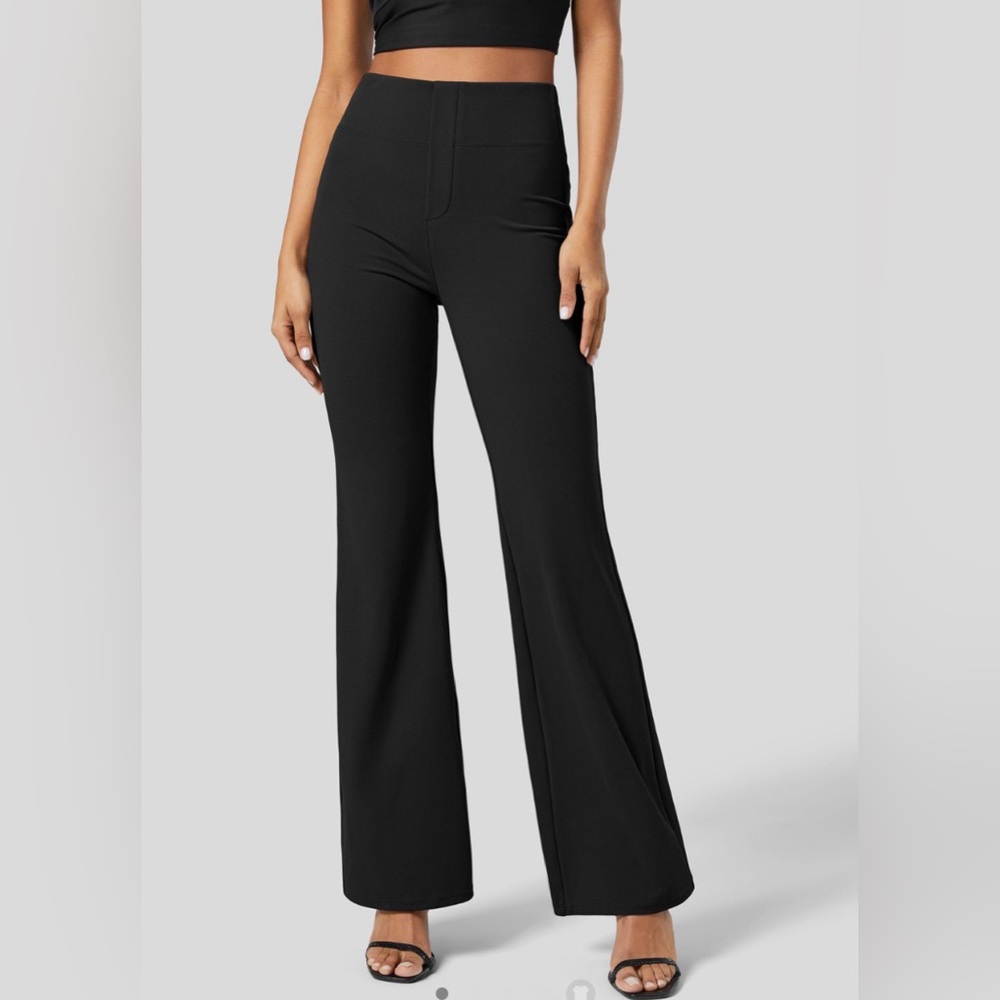 Halara Flex™ High Waisted Back Side Pocket Slight Flare Work Pants